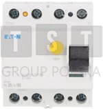 Eaton Wyłącznik różnicowoprądowy 4P 25A 0,5A typ AC PF6-25/4/05 286507