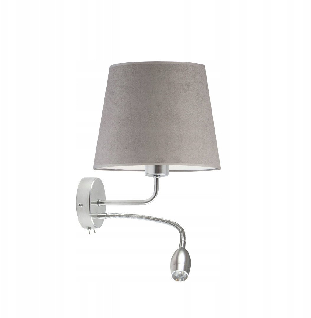 Kinkiet LED do czytania IMPERIA GOLD abażur 2xE27