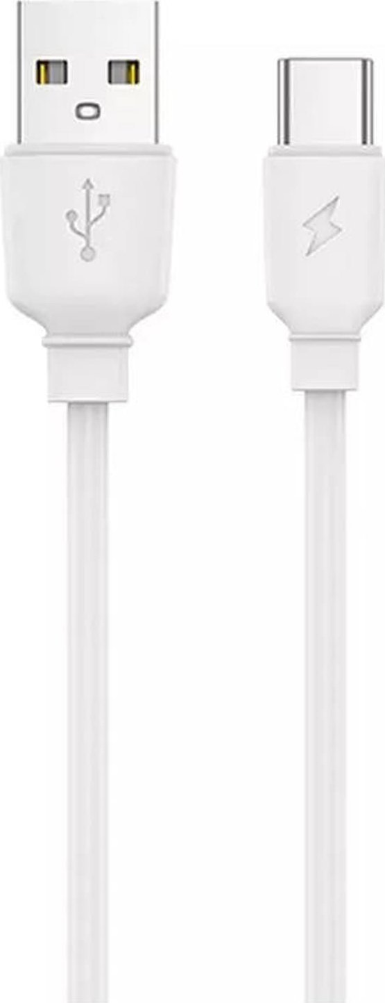 Kabel USB nemo USB-A - USB-C 1 m Biały (6974929202231)