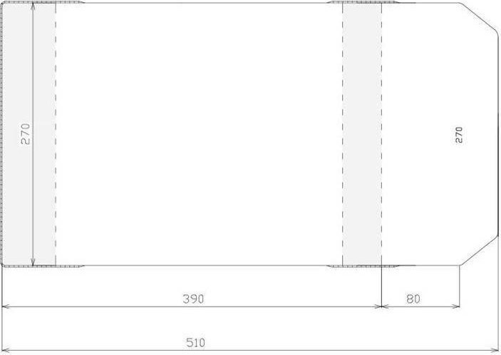 Sztapel Okładka regulowana 270x470mm (50szt)
