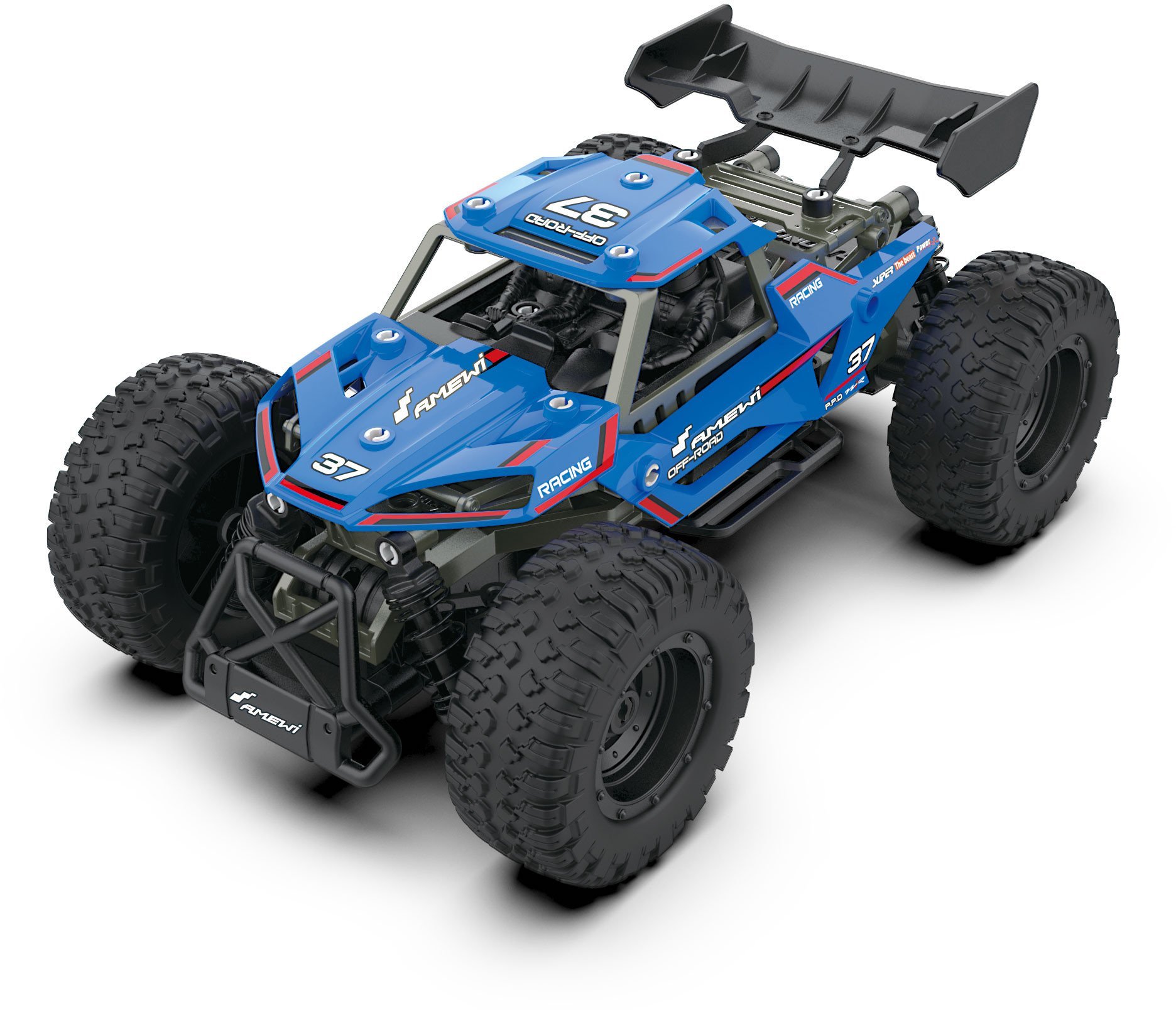Amewi RC Auto Blazer Buggy DIY/Ohne Akku 71Teile blau/8+