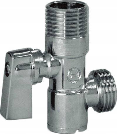 IDMAR Zawór kątowy kulowy 1/2"x 3/8" z filtrem