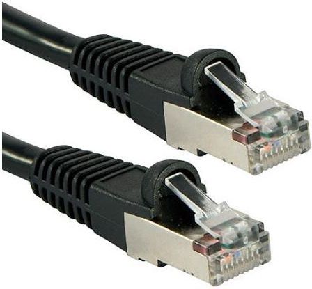 Lindy Patchcord Cat6A, S/FTP, LSOH, 2m, czarny (47179)