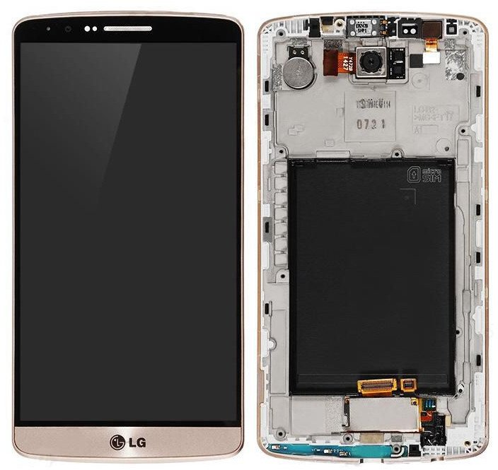CoreParts MSPP71782, Display, LG, G3 D850, Gold, 60 mm, 160 mm