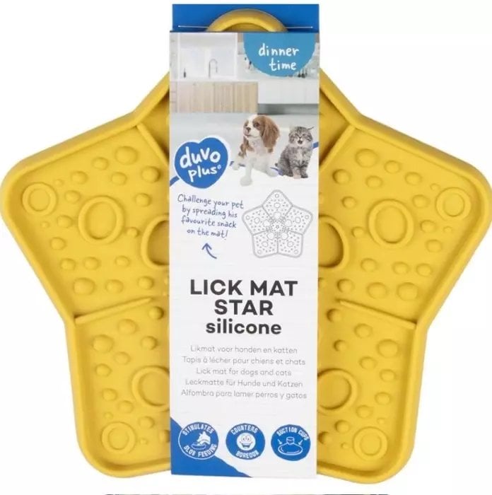 Duvo+ MATA / LIZAWKA GWIAZDKA 19x17.5x1cm ŻÓŁTA