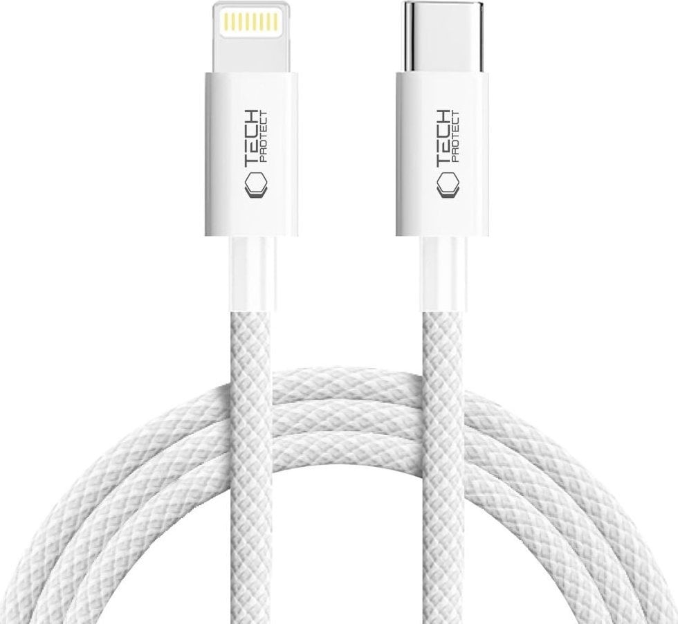 Kabel USB Tech-Protect USB-C - Lightning 2 m Szary (5906302380954)