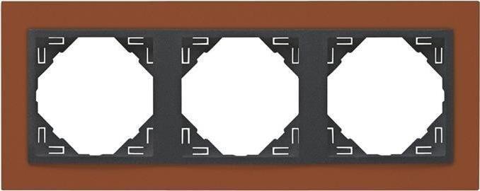 Efapel EFAPEL ANIMATO RAMKA 3-KROTNA MIEDZIANY GRAFIT 90930 TTS