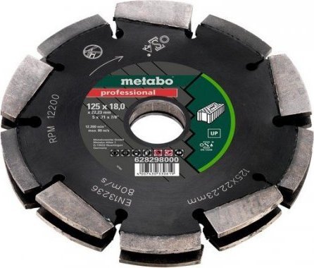 Metabo TARCZA DIAMENTOWA SEGMENTOWA DO BRUZDOWNICY DIA-FS2 125*18MM (1 SZT)