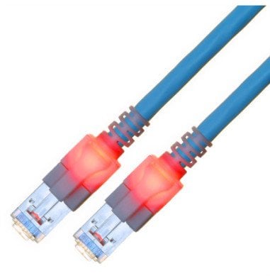 Kabel saCon S/FTP kat. 6 (klasa E), LSOH, niebieski, 5 m