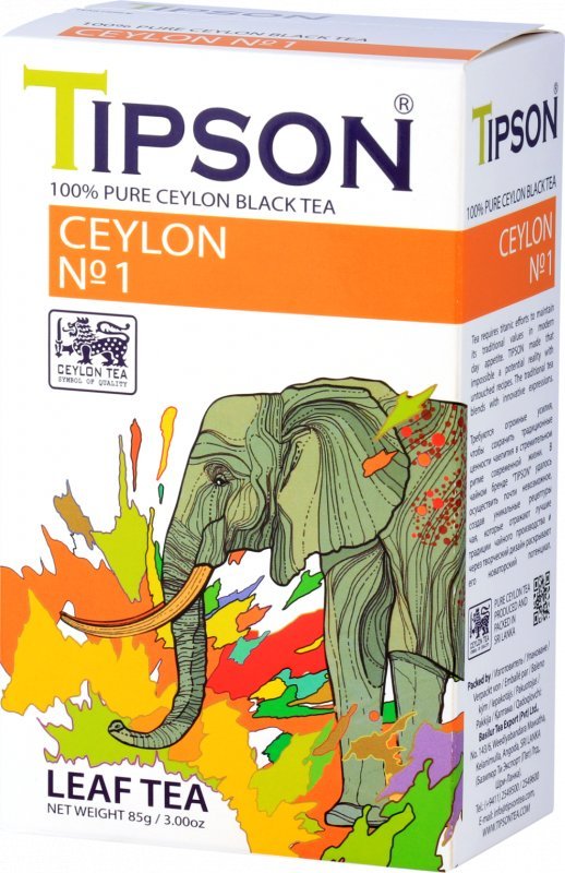 Tipson Czarna herbata liściasta Tipson Ceylon No 1 85g