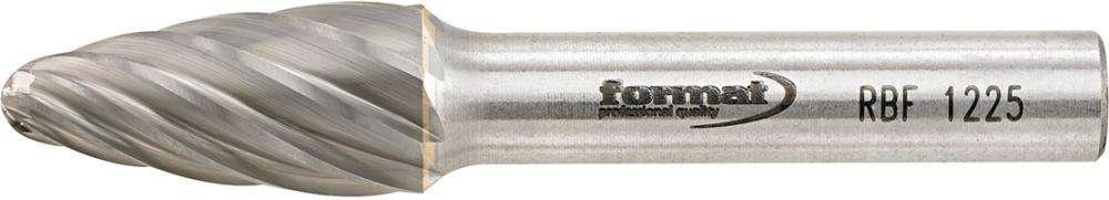 Pilnik obrotowy węglikowyłukowy-zaokrąglony 1225 Alu 6mm 12x25mm FORMAT