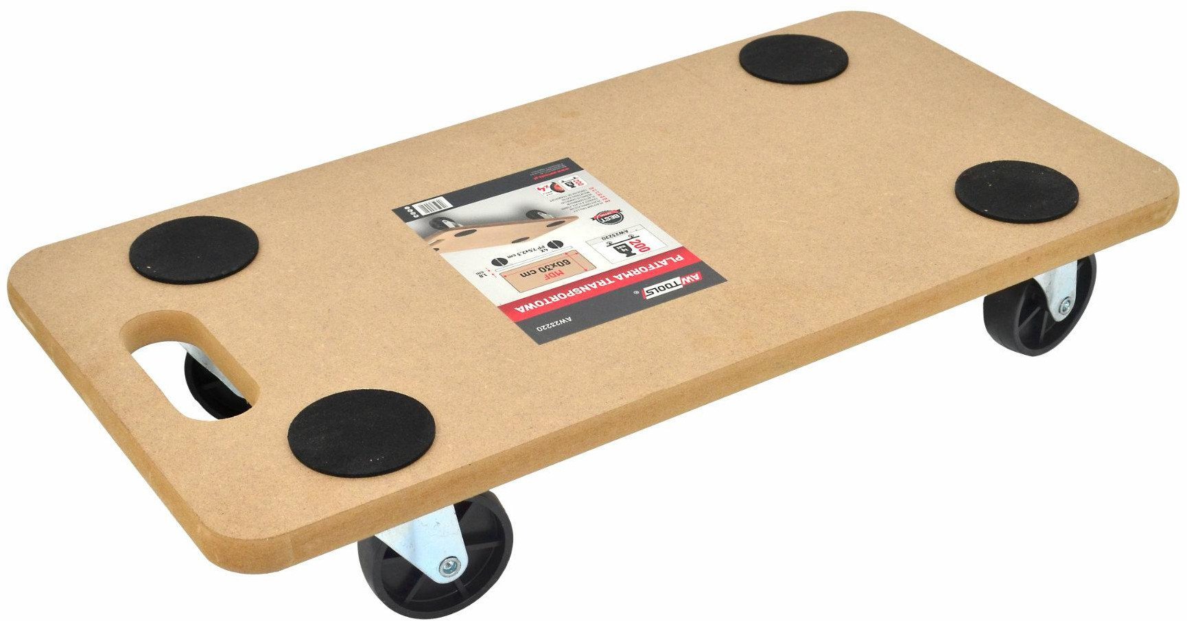AWTOOLS WÓZEK PLATFORMA TRANSPORTOWA 200kg MDF