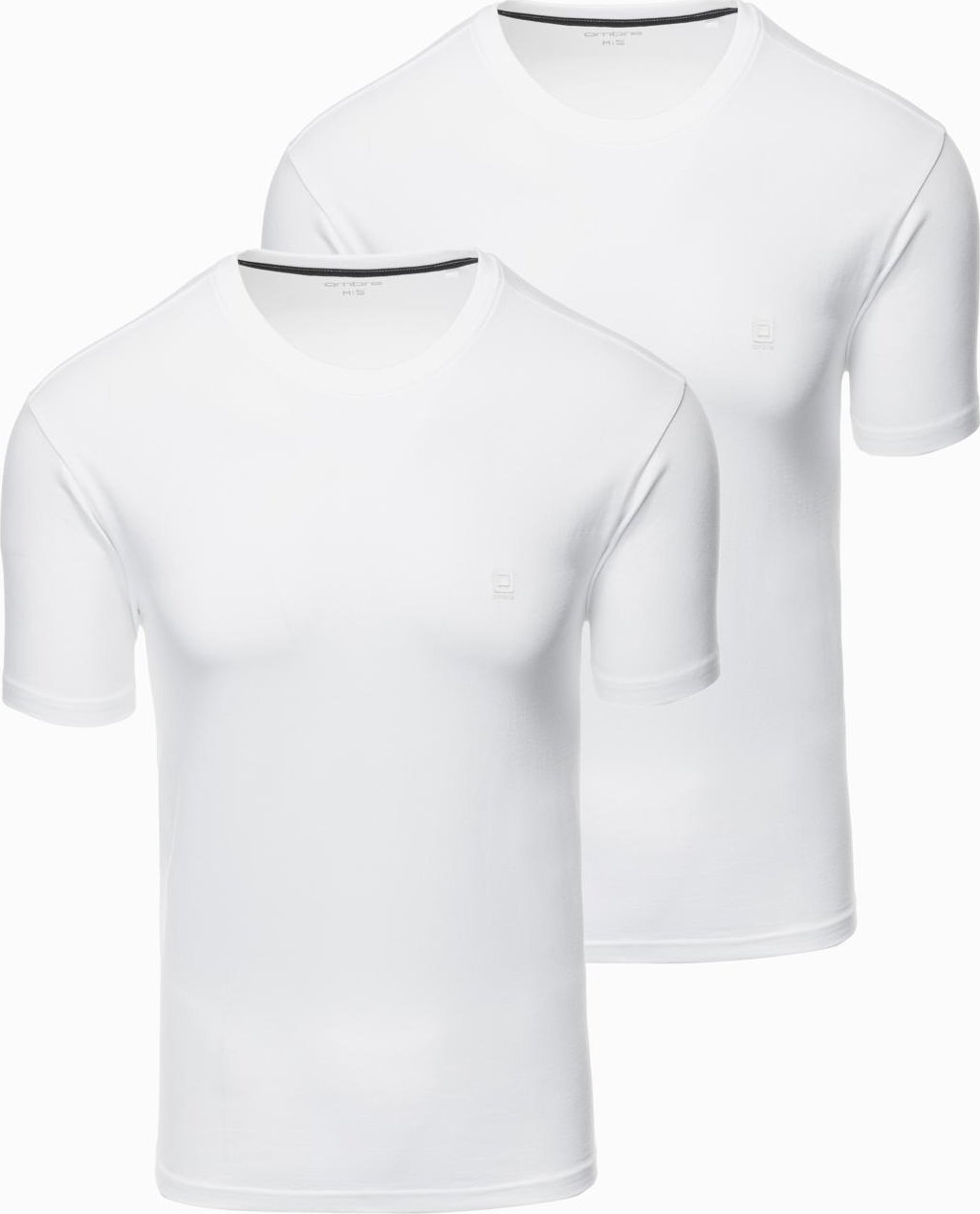 Zestaw męskich t-shirtów z okrągłym dekoltem - biała V4 Z101 XXL