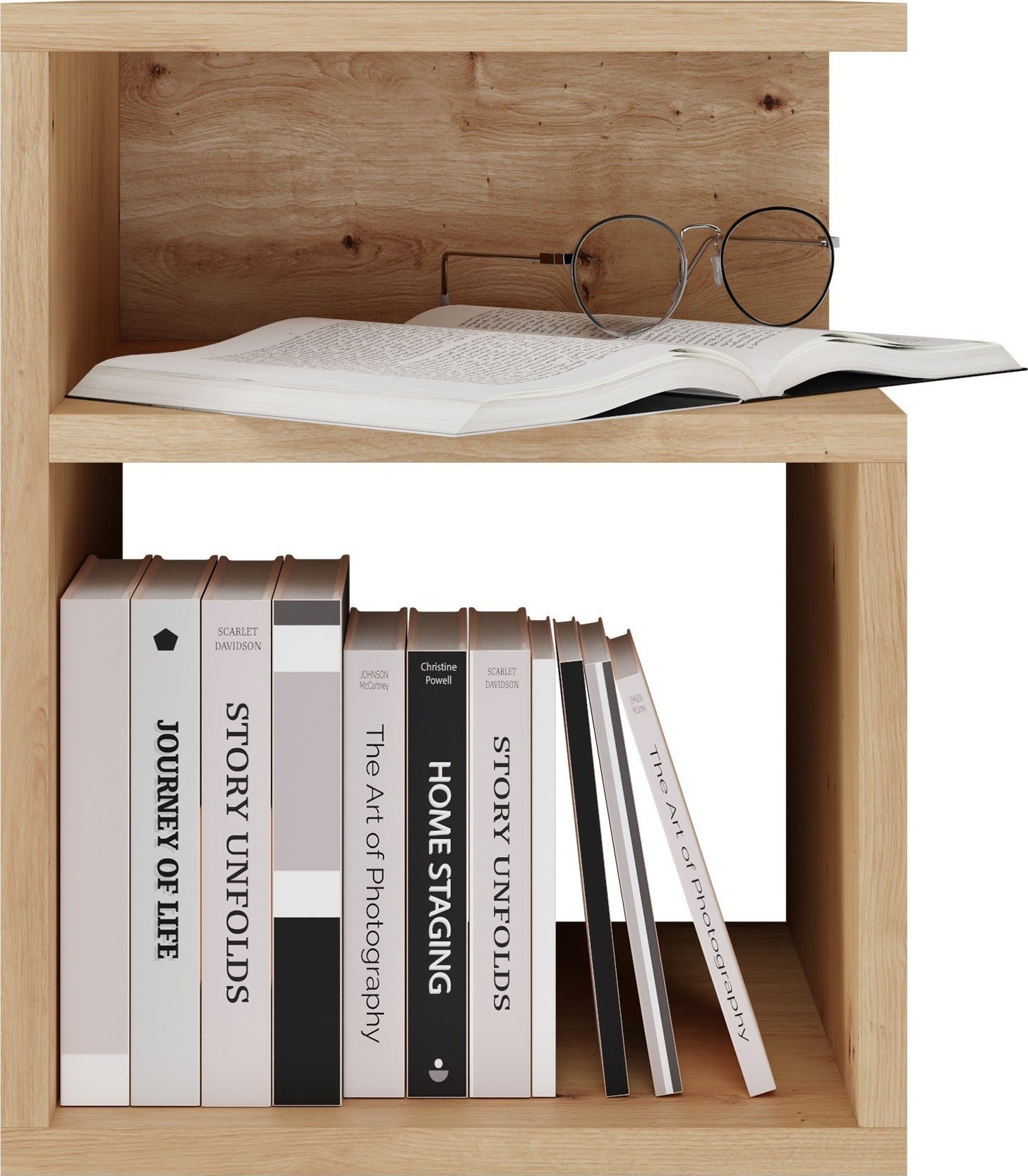 Topeshop SZAFKA NOCNA STOLIK KOMODA SYPIALNIA TINI DĄB ARTISAN