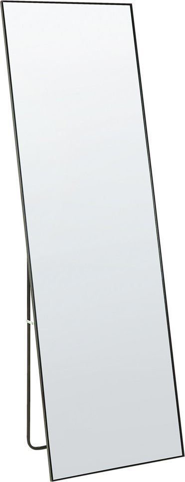Beliani Lustro stojące 50 x 156 cm czarne BEAUVAIS