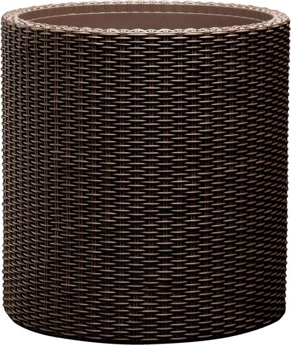 Keter Large Cylinder Planter brązowa
