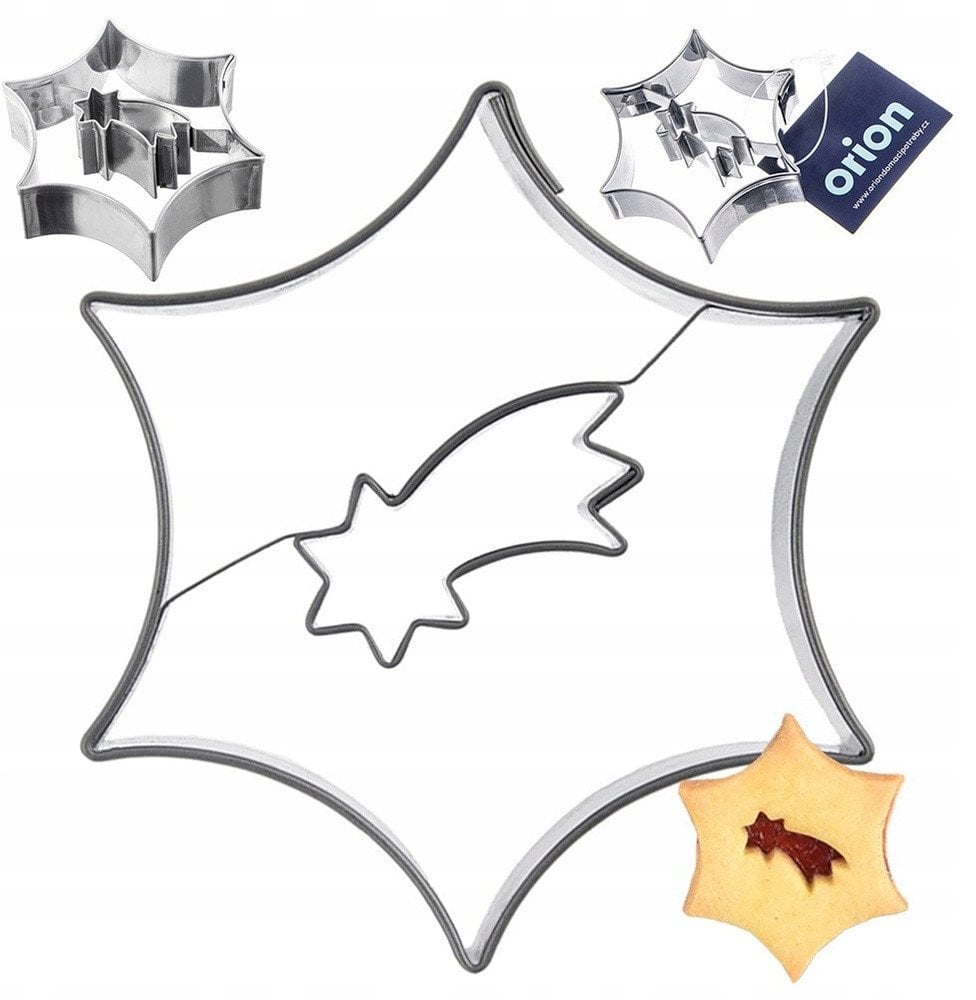 Wykrawacz do ciastek stalowy gwiazdka gwiazda betlejemska 5,5 cm