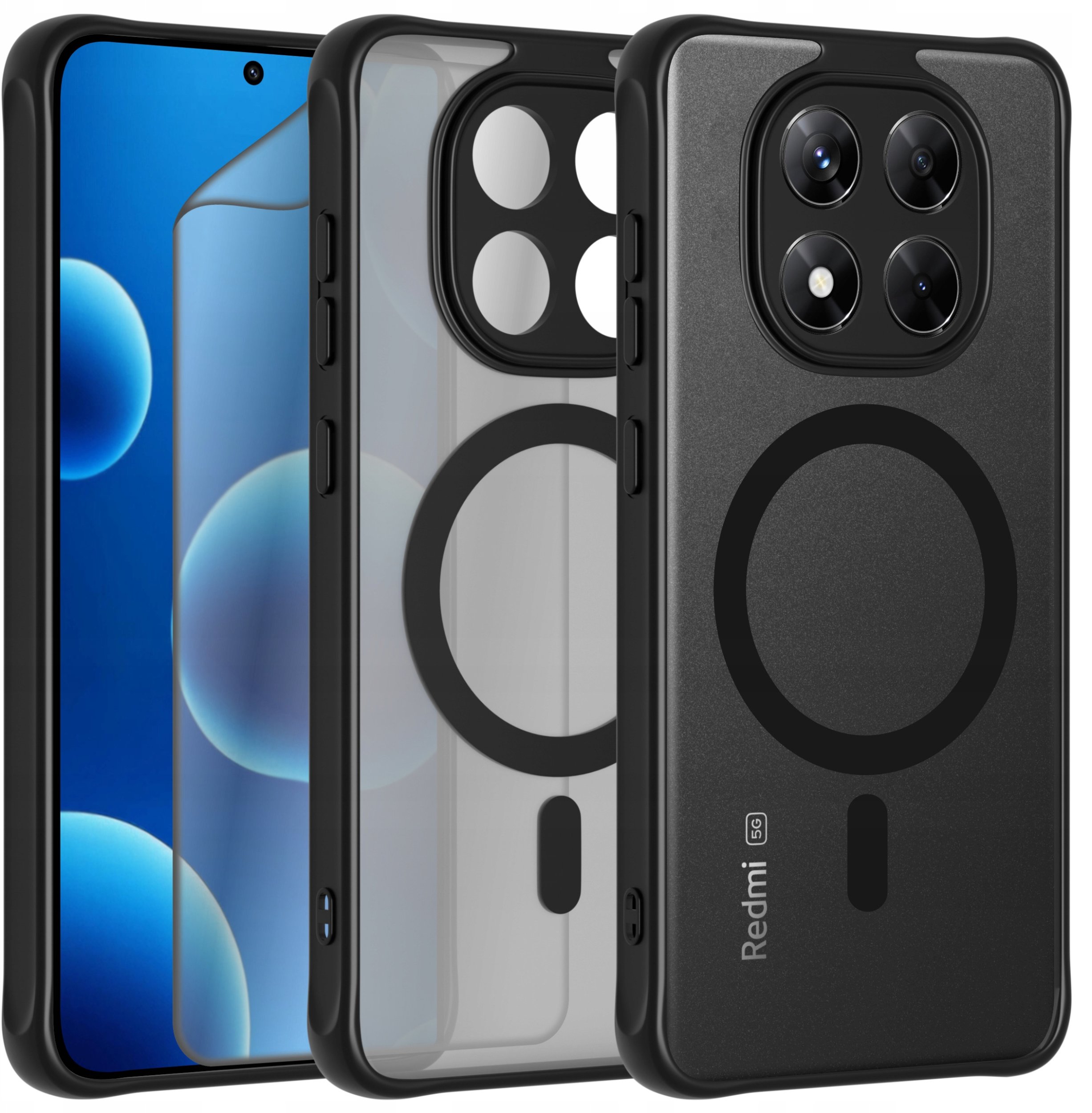 Etui do Xiaomi Redmi Note 14 Pro 4G do MagSafe MATT WZMACNIANE FOLIA