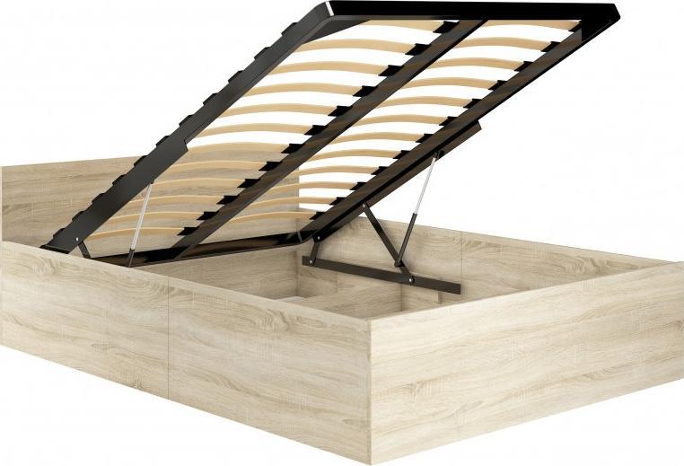 Fabryka Mebli Akord Łóżko 100x200 CLP ze stelażem podnoszonym Dąb Sonoma