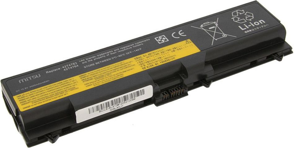 Bateria Mitsu do Lenovo E40, E50, SL410, SL510, 4400 mAh, 10.8V (BC/LE-SL410)
