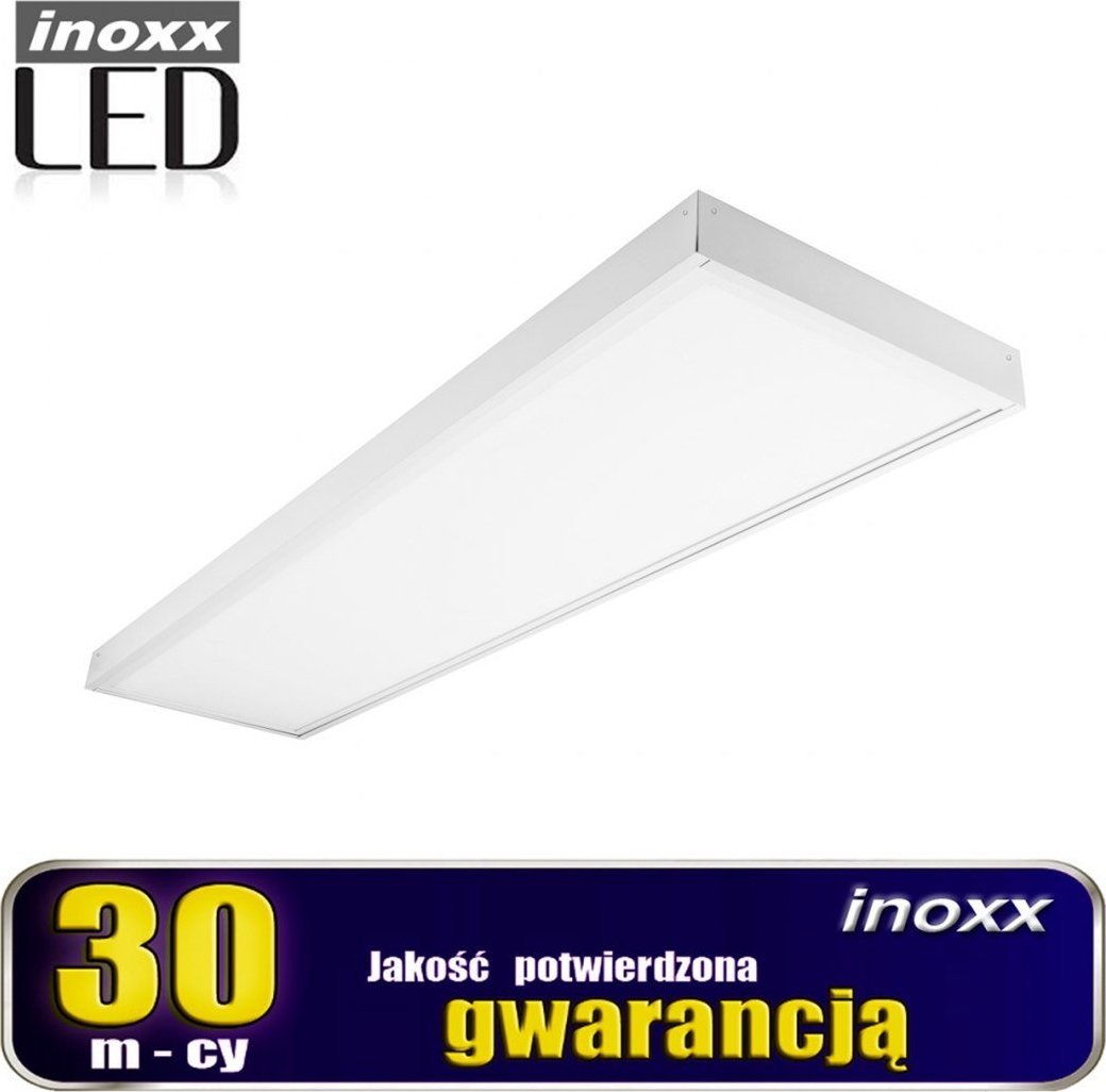Lampa sufitowa Nvox Panel led sufitowy 120x30 48w lampa slim kaseton 4000k neutralny