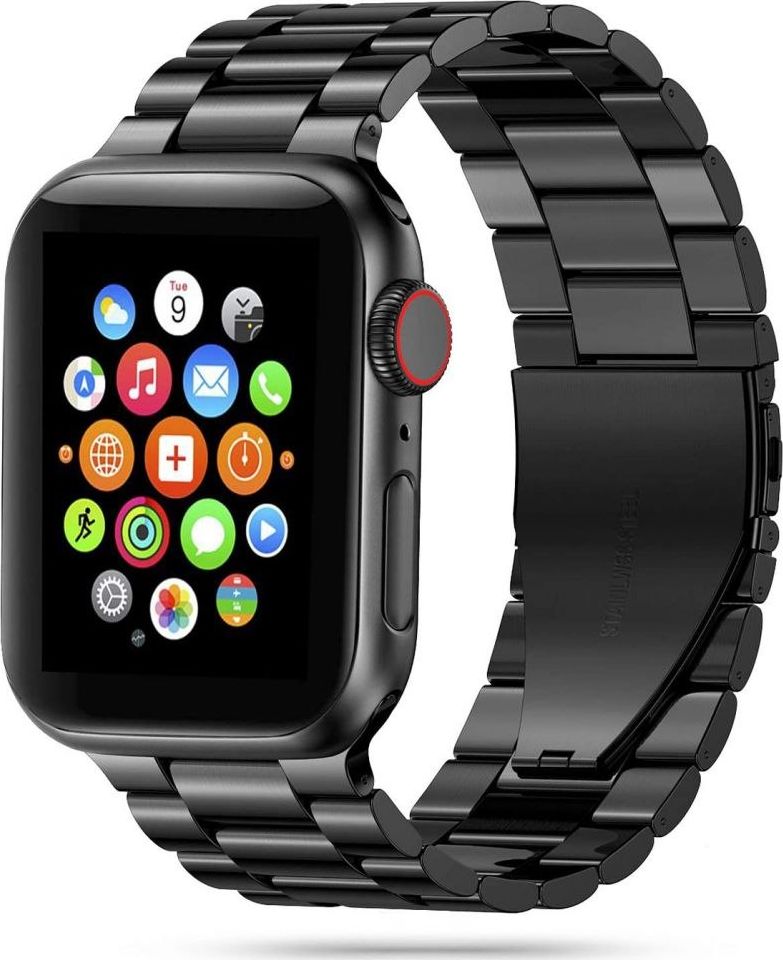 Tech-Protect Bransoleta Stainless Apple Watch 2/3/4/5/6/SE (42/44mm) Black