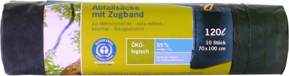 Secolan Worki na śmieci uniwersalne 120L 10szt. (02022452)