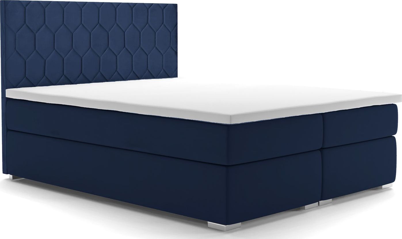 Elior Łóżko małżeńskie boxspring Kallis 160x200 - 58 kolorów