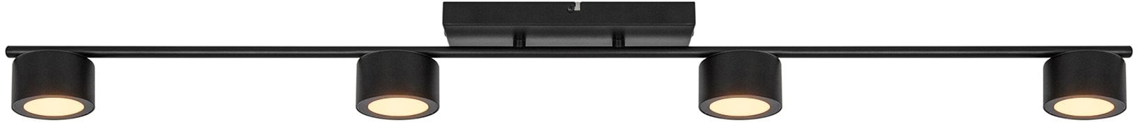 CEILING LED LIGHT LUCA 4X4W 2700K BLACK