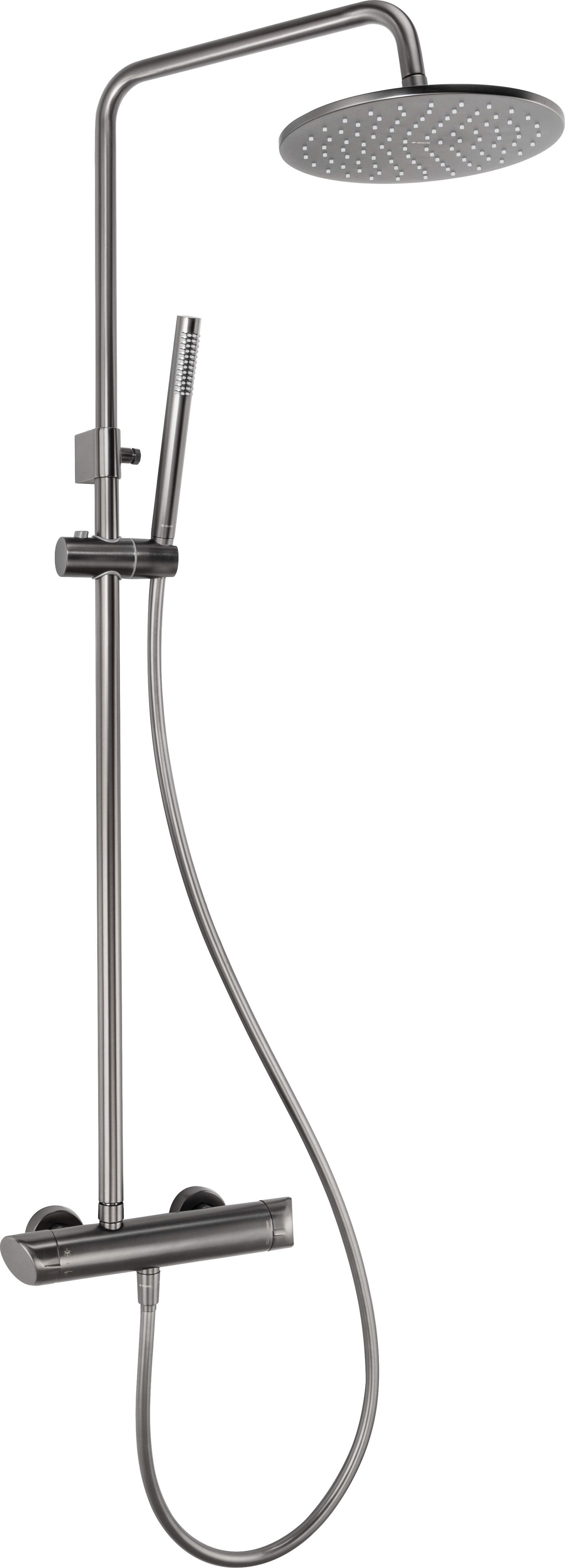 Zestaw prysznicowy Deante Arnika 1-funkcyjna grafitowy (NAC D1QK)