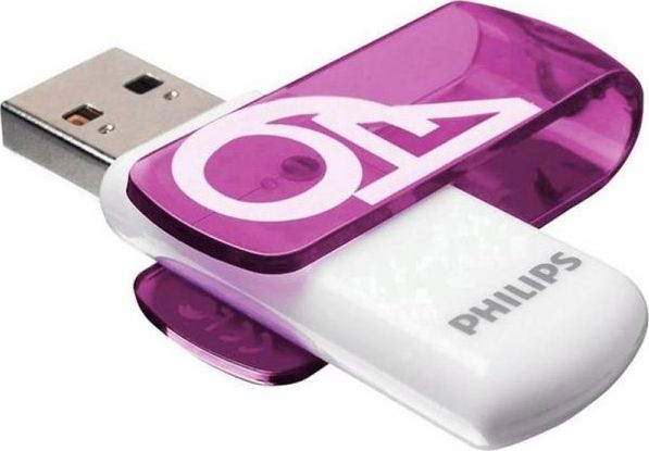 Pendrive Philips Vivid Edition 2.0, 64 GB (FM64FD05B/00)