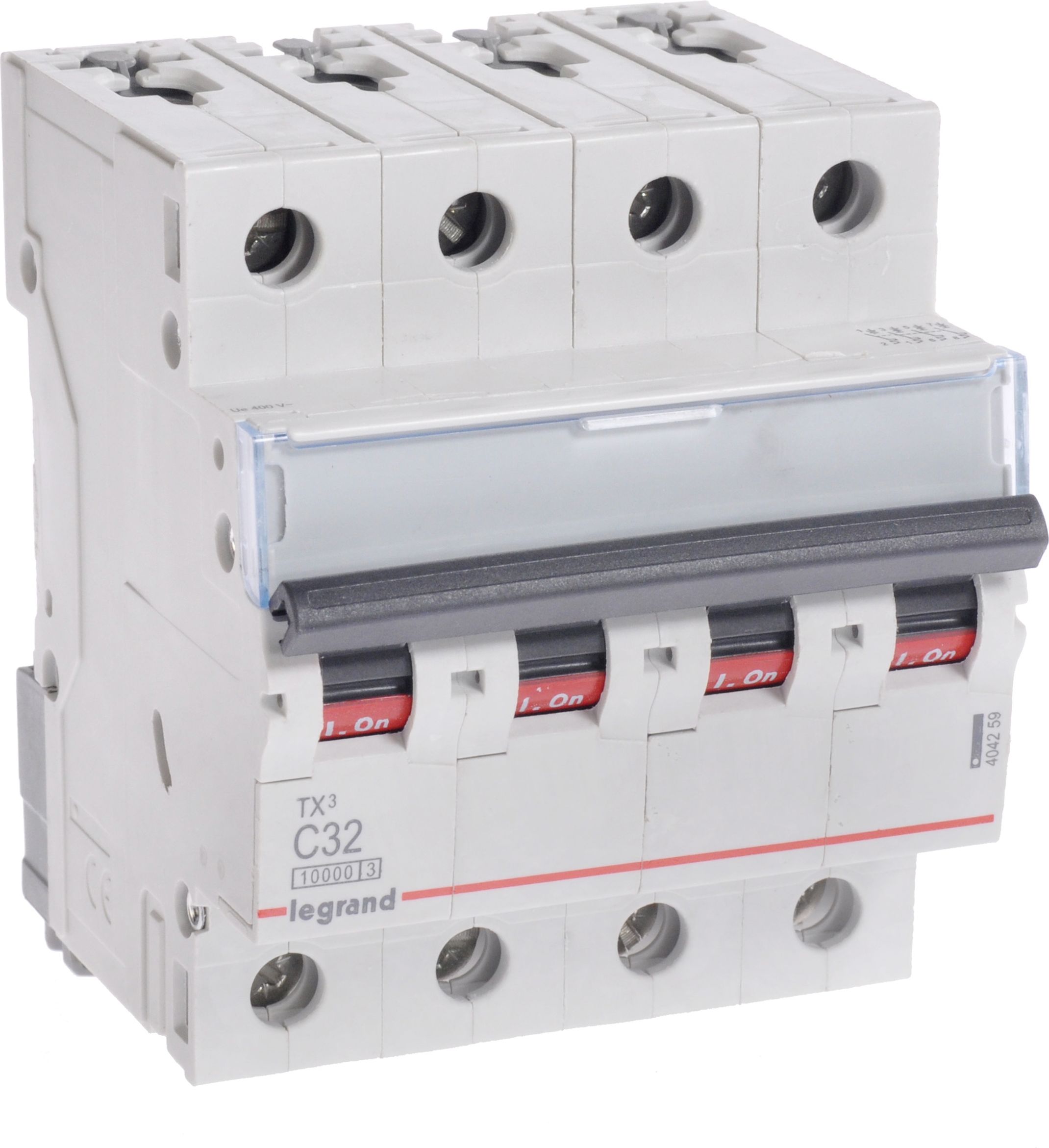 Legrand Wyłącznik nadprądowy 4P C 32A 10kA AC S314 TX3 (404259)