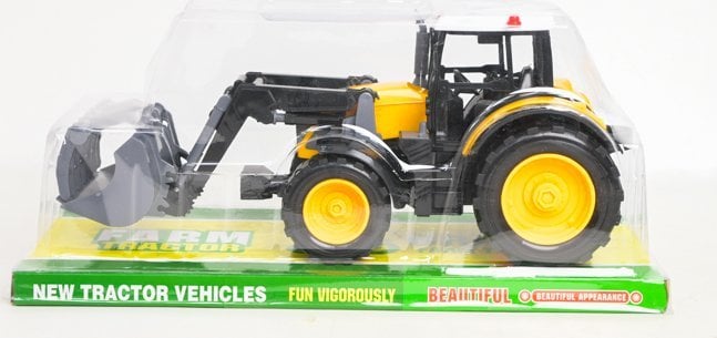 Tupiko Traktor żółty z łyżką 666-216C 14374