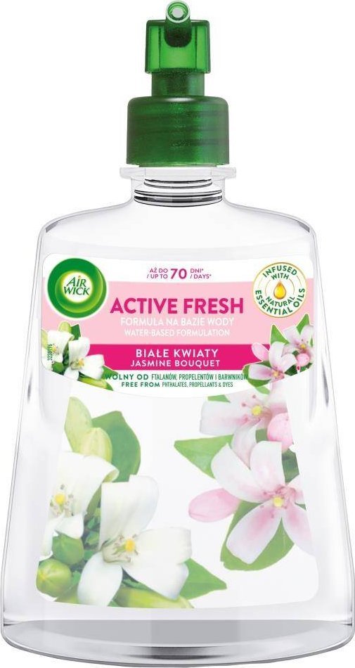 Air Wick Active Fresh wkład do automatycznego odświeżacza powietrza Białe Kwiaty 228ml