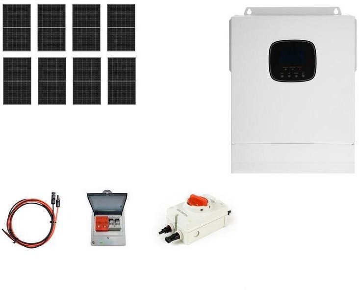 Hybrydowy zestaw solarny off-grid ESB-7kW-24 MPPT 8xPV