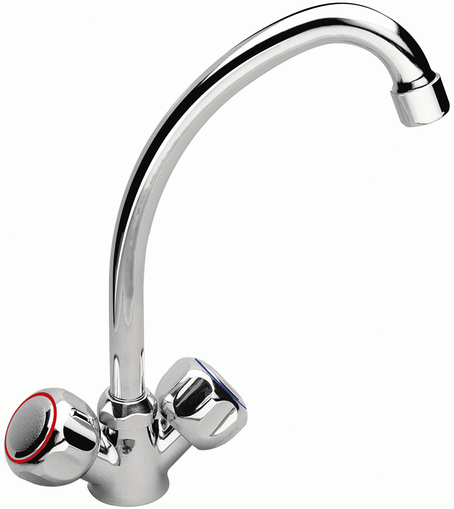 Bateria kuchenna Ferro Standard stojąca chrom (BST4)