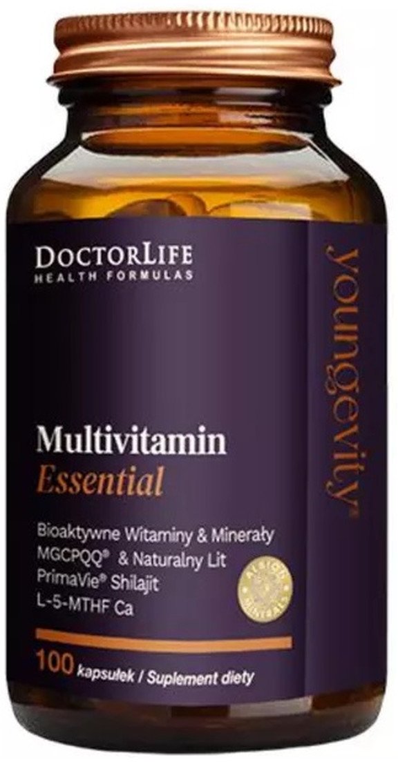 Doctor Life DOCTOR LIFE_Multivitamin Essential bioaktywne witaminy & minerały suplement diety 100 kapsułek