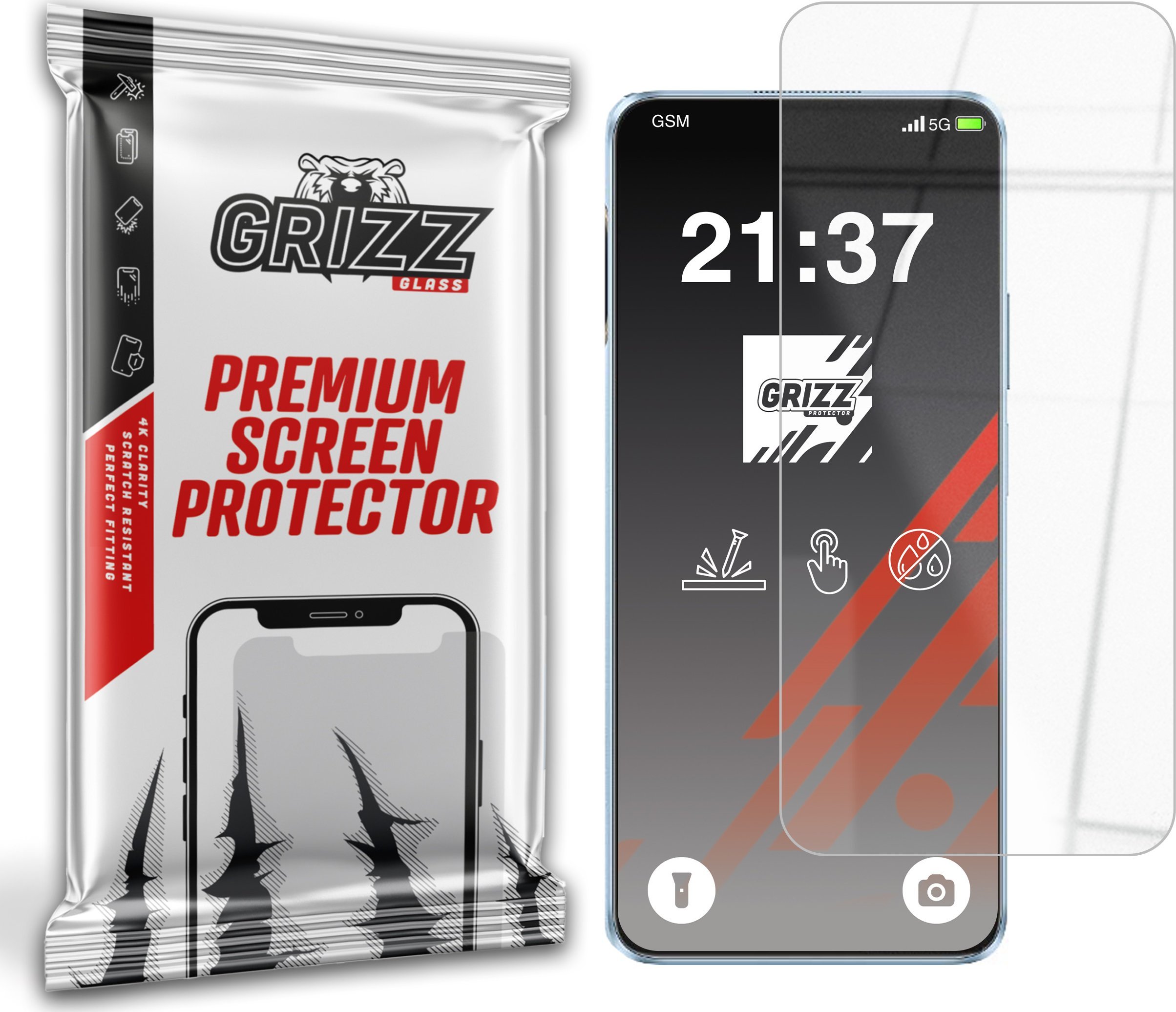 Szkło hybrydowe GrizzGlass HybridGlass do Huawei Nova 13i