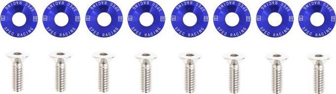 D1Spec_D Śrubki z podkładkami uniwersalne JDM 6mm blue