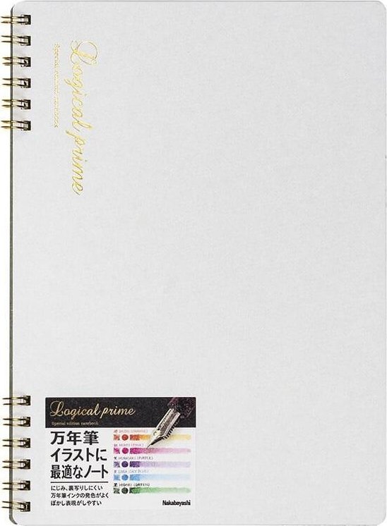 Notatnik B5 czyste kartki Logical Prime W biały