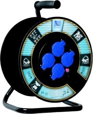 Pawbol Rozgałęźnik na bębnie fi250 4xGS 16A 250V IP44 z wył. term. B.1115-250GZRT - B.1115-250GZRT