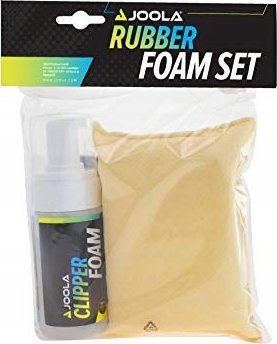 Joola Zestaw Pianka Środek do Pielęgnacji Rakietek z Gąbką JOOLA Rubber Foam 100 ml