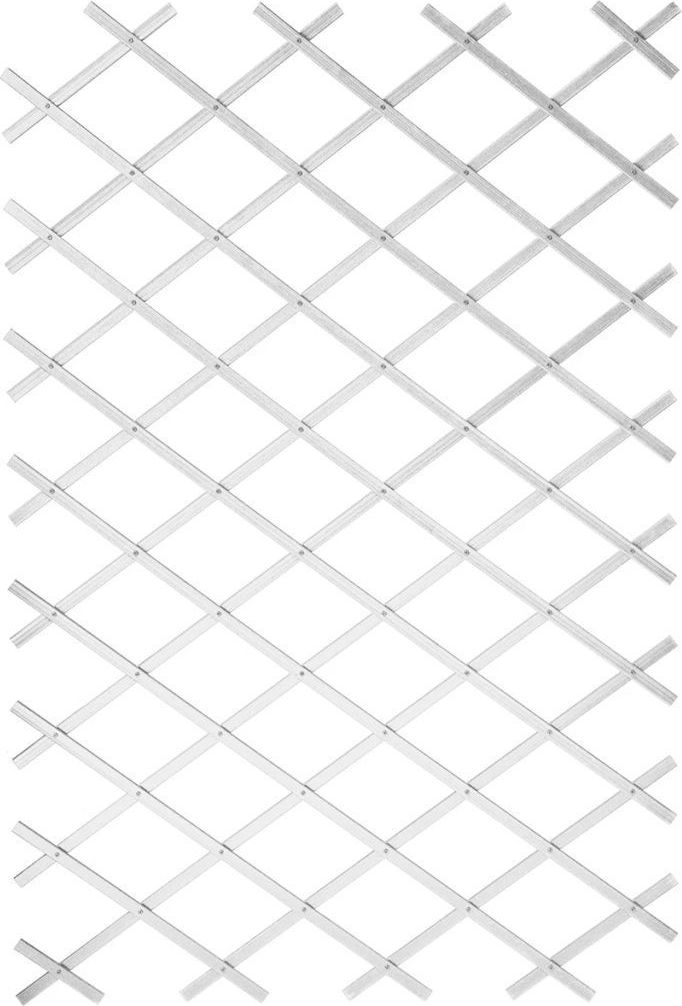 Nature Nature Ogrodowa krata do pnączy, 100x200 cm, PVC, biała, 6040703