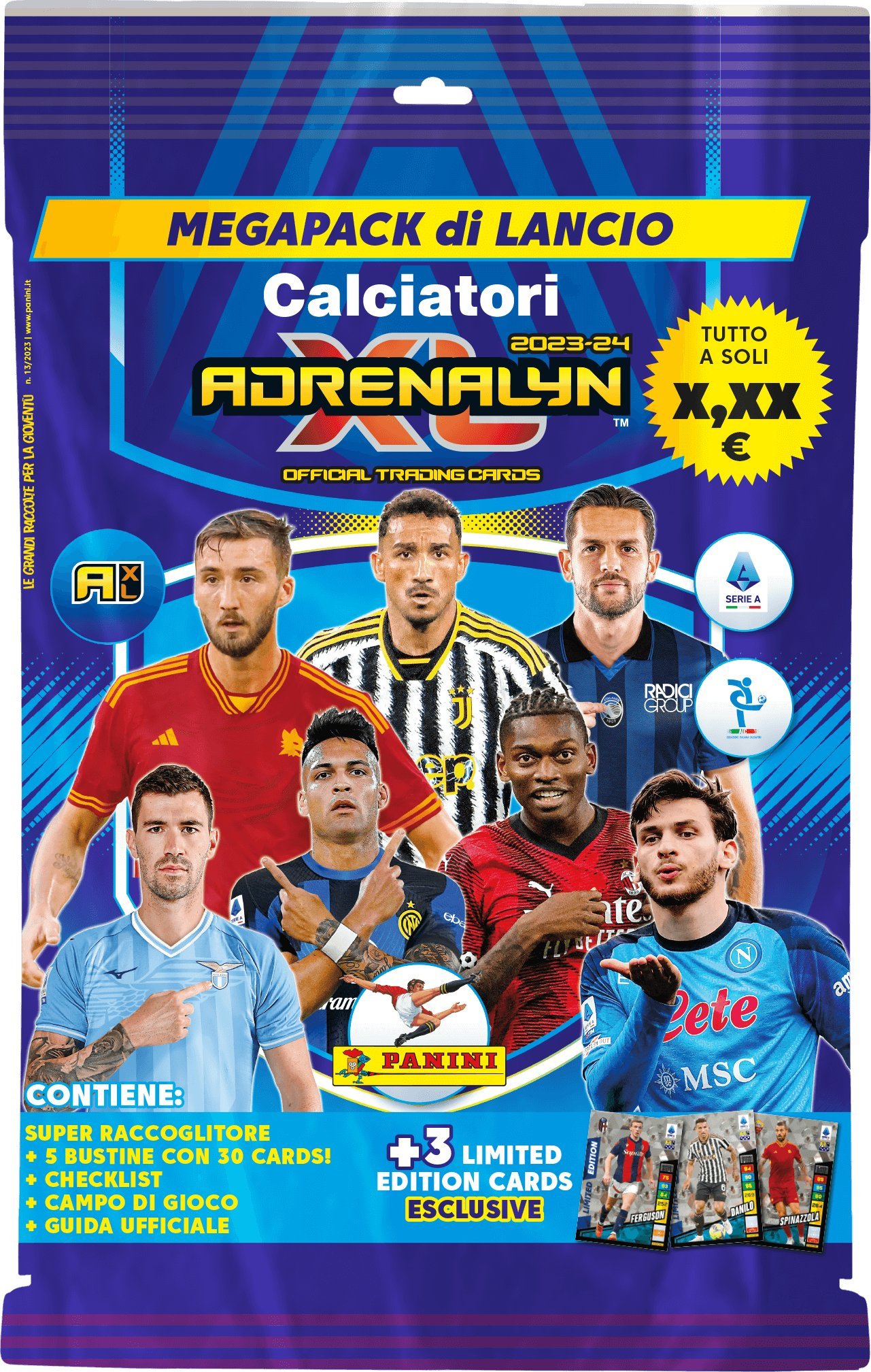 Panini Calciatori Liga Włoska 2023-2024 Zestaw Startowy