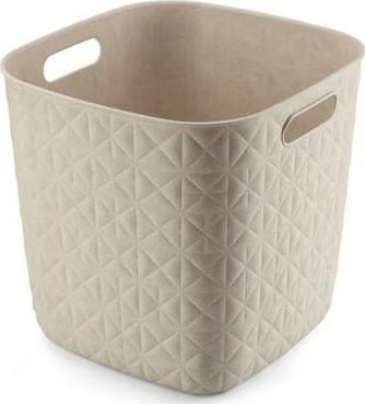 Curver CURVER KOSZYK KWADRATOWY KREMOWY SOFTEX 15L