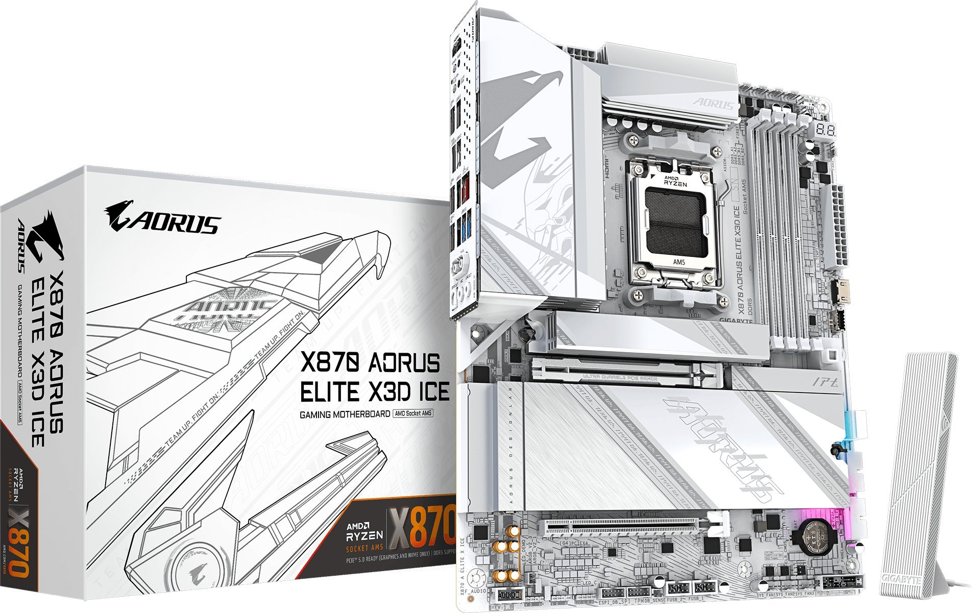 Płyta główna Gigabyte X870 AORUS ELITE X3D ICE