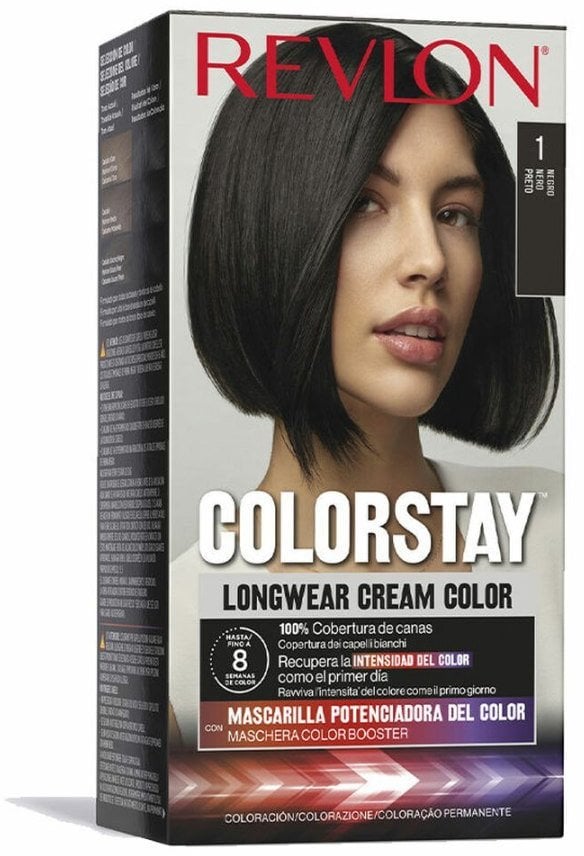 Trwała Koloryzacja Revlon Colorstay Czarny N 1