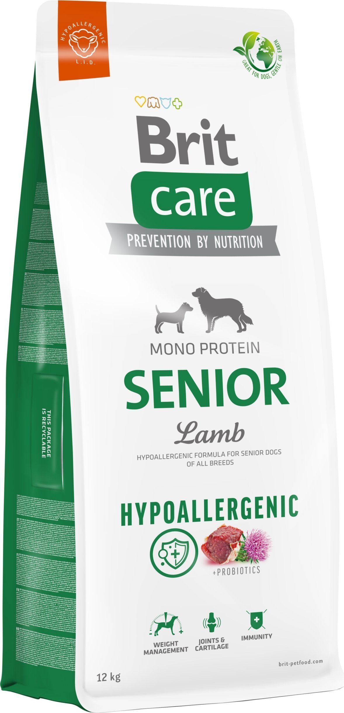 Brit Care Mono Protein Hypoallergenic Senior 12kg