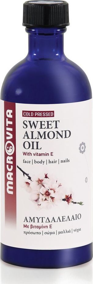 Macrovita MACROVITA OLEJ ZE SŁODKICH MIGDAŁÓW w naturalnych olejach tłoczony na zimno z witaminą E 100ml