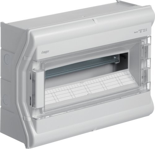 Hager Rozdzielnica modułowa 1x18 natynkowa odporna UV IP65 Vector VE118PN